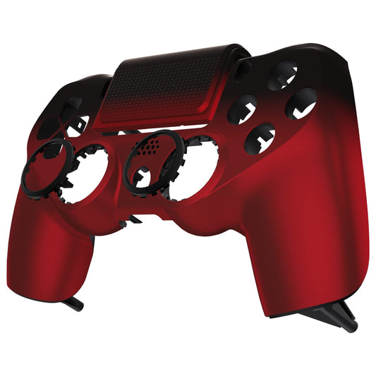 eXtremeRate Shadow Scarlet Red Ghost Replacement Faceplate Touchpad, Redesigned Soft Touch Housing Shell Touch Pad Compatible wi
