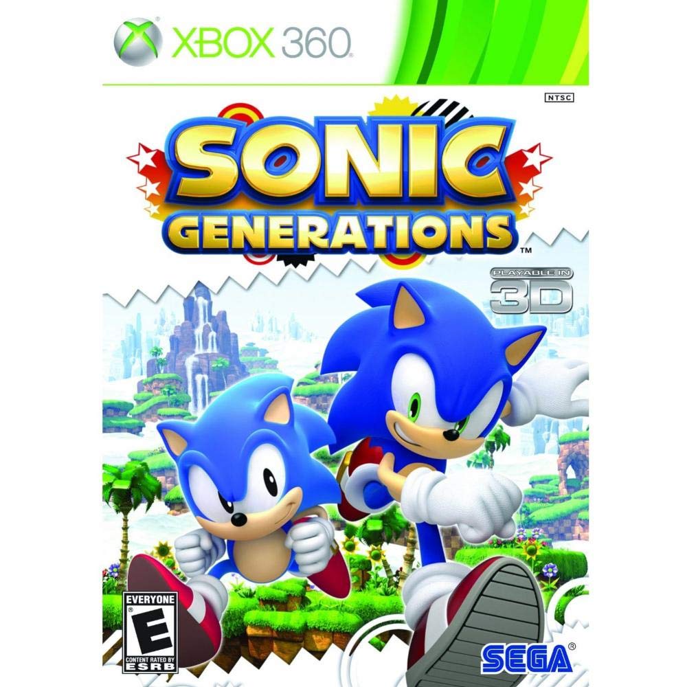 SEGA Sonic Generations Platinum Hits - Xbox 360 Game, One Size, One Color, Model 68056