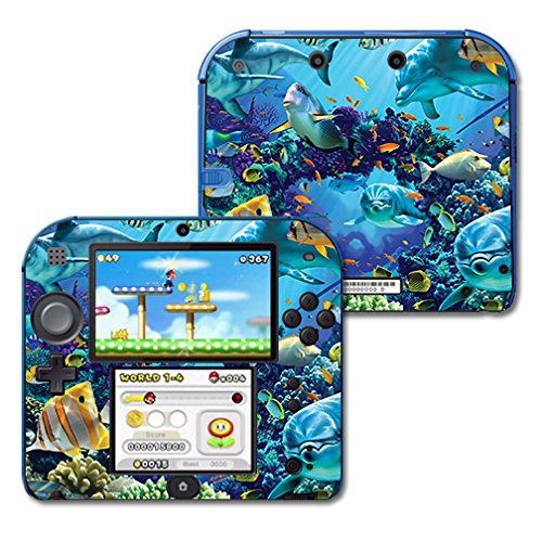 MIGHTY SKINS Nintendo 2DS Skin - Ocean Friends Decal Wrap, 5.8x3.6 inches, Easy to Apply, Durable, Made in USA