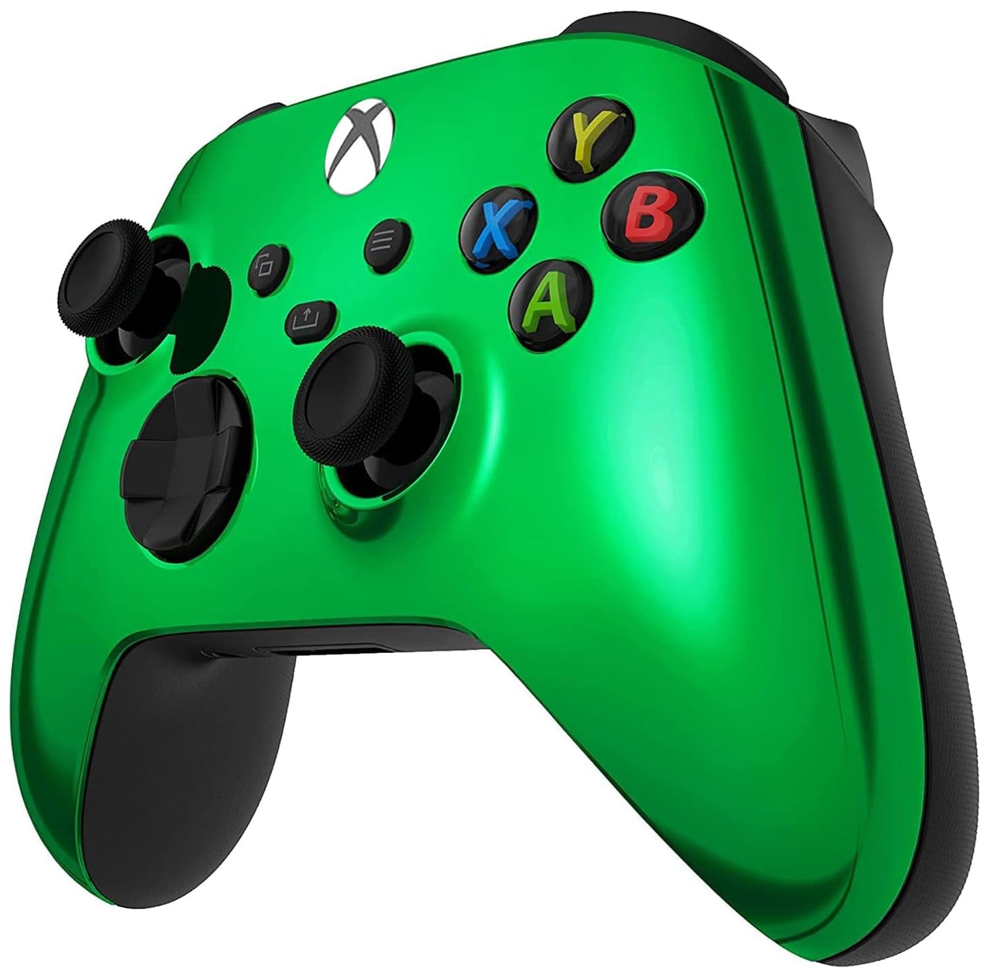 Custom Controllerzz Wireless Controller for Xbox Series X/S & One - Soft Touch Feel - X/S Green Chrome