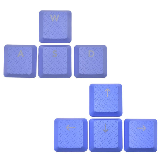 Texture Tactility Backlit Keycaps Replacement Suitable for Logitech G813/G815/G913/G915 TKL RGB Mechanical Gaming Keyboard (WASD+Arrow Keys) (Purple)