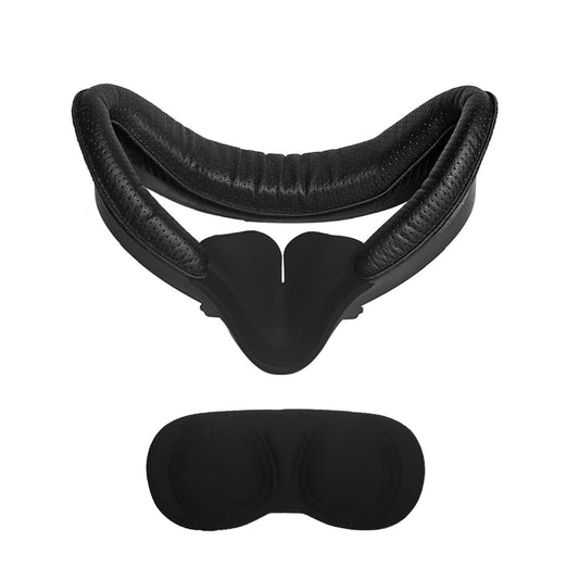 pordsioc Upgrade Facial Interface Bracket & Protein Leather Foam Face Cover Pad & Lens Cover Silicone Anti-Leakage Nose Pad for 