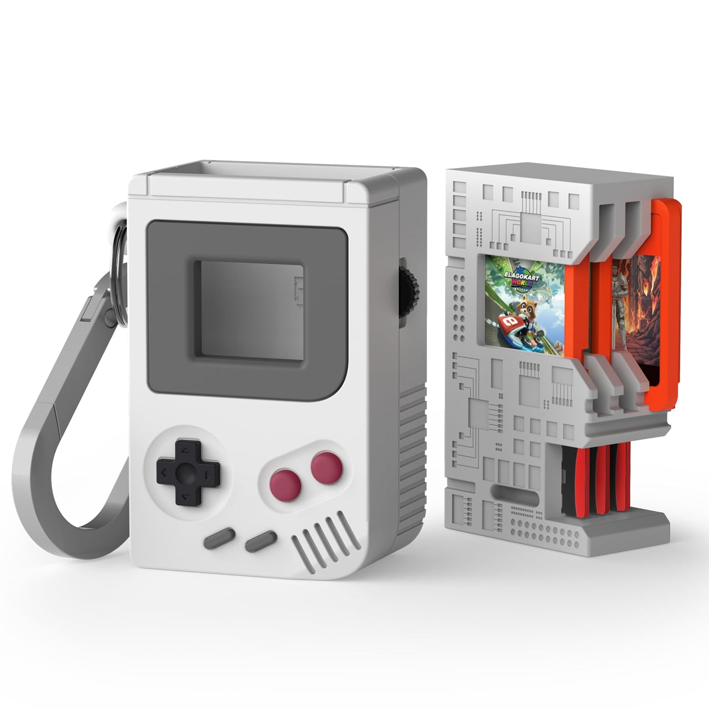 elago Switch Game Case Compatible with Nintendo Switch 2/OLED/LITE Games & Micro SD Cards  Switch 2 Game Card Holder Cartridge Case with 3 Game Card Storage (NW5)