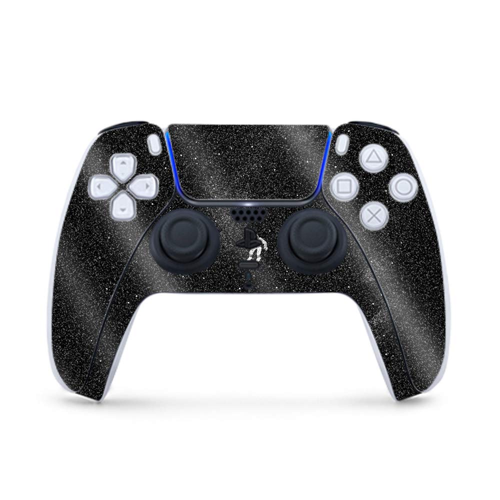 MightySkins Glossy Glitter Gaming Skin for PS5 / PlayStation 5 Controller - Gravity | Durable High-Gloss Glitter Finish | Easy to Apply and Change Style | Made in The USA