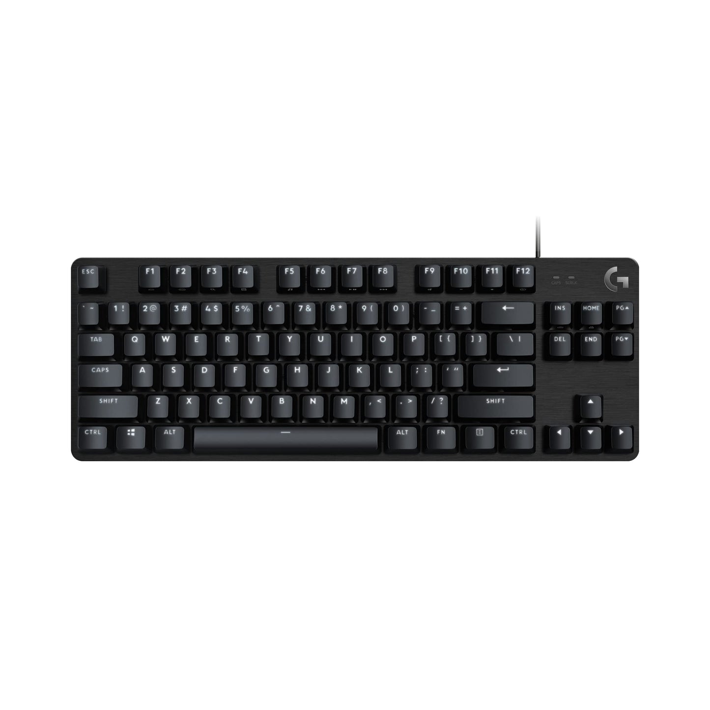 Logitech G413 TKL SE Mechanical Gaming Keyboard - Compact Backlit Keyboard with Tactile Mechanical Switches  Anti-Ghosting  Compatible with Windows  macOS - Black Aluminum