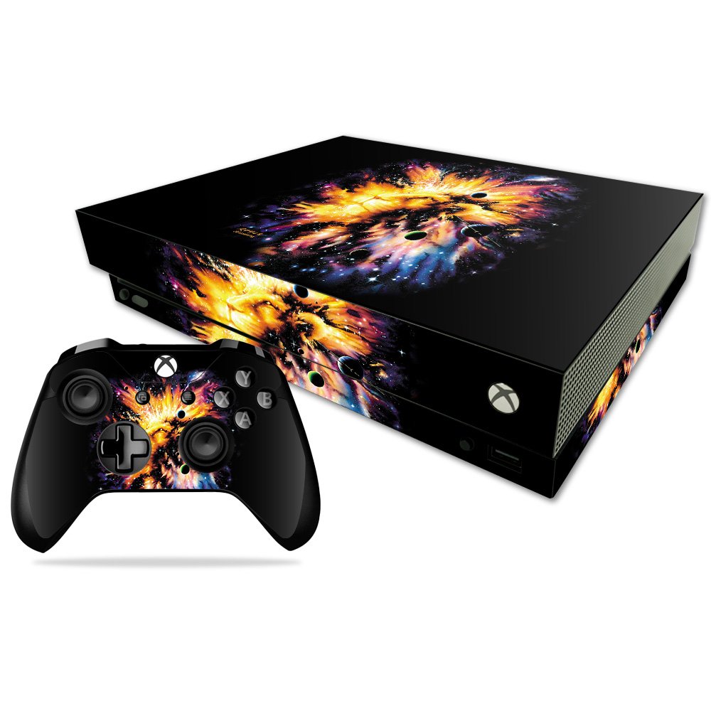 MIGHTY SKINS Xbox One X Skin - Leo Galaxy Vinyl Decal Wrap, Durable & Easy to Apply, Model MIXBONXCMB-Leo Galaxy