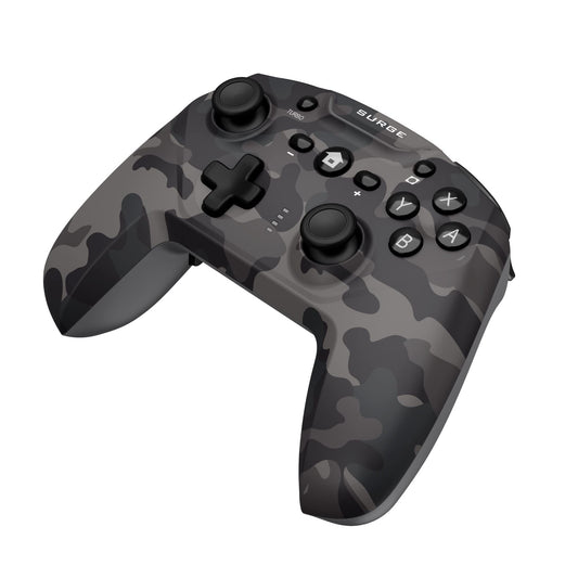 Surge Surge Switchpad Pro Wireless Controller - Grey Camo for Nintendo Switch, Model SG60073