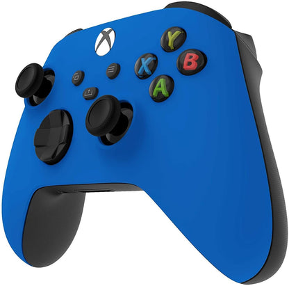 Custom Controllerzz Wireless Controller for Xbox Series X/S & One - Soft Touch Feel, X/S Blue