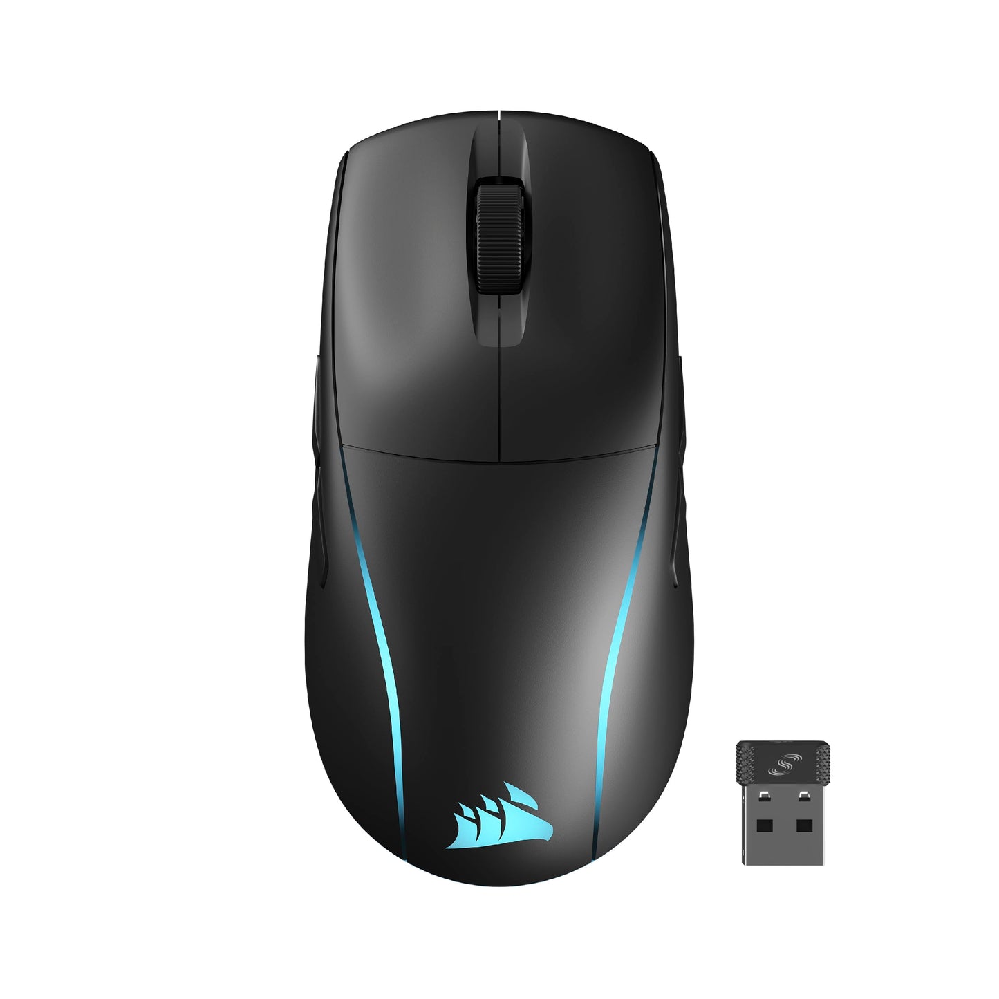 Corsair M75 Wireless RGB Gaming Mouse – 26,000 DPI, Swappable Side Buttons, Lightweight, Black, Model CH-931D010-NA