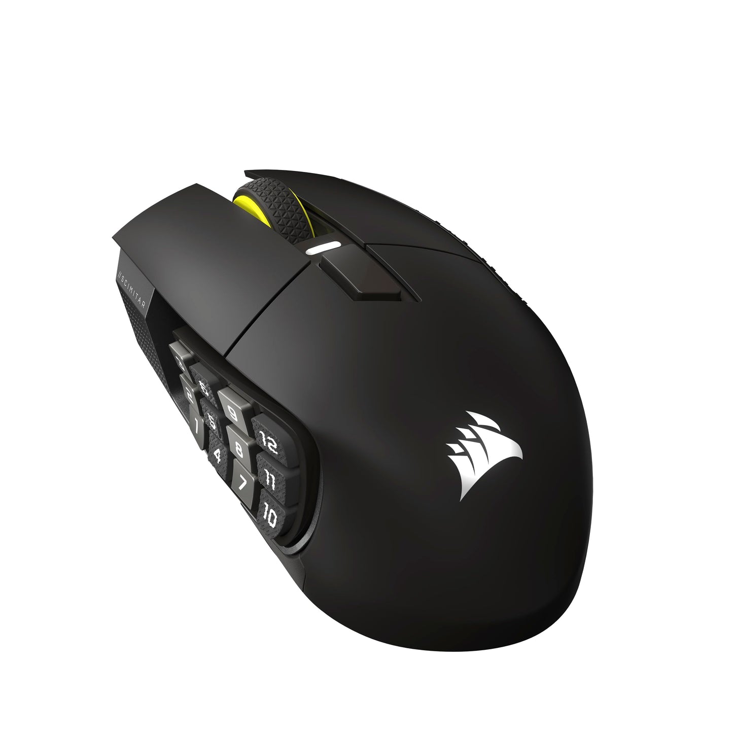 Corsair Scimitar Elite Wireless SE MMO PC Gaming Mouse - 33 000 DPI  16 Programmable Buttons  Key Slider  Elgato Virtual Stream Deck  1 000Hz Polling  Up to 150-Hour Battery - Gunmetal
