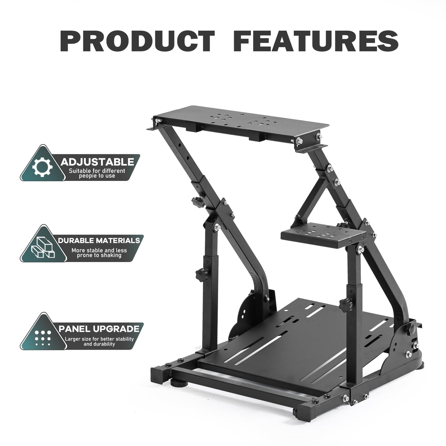 Anman Racing Wheel Stand for Logitech/Thrustmaster/PC - Upgrade Stability - Model 31HJQBZDZJ - STAND