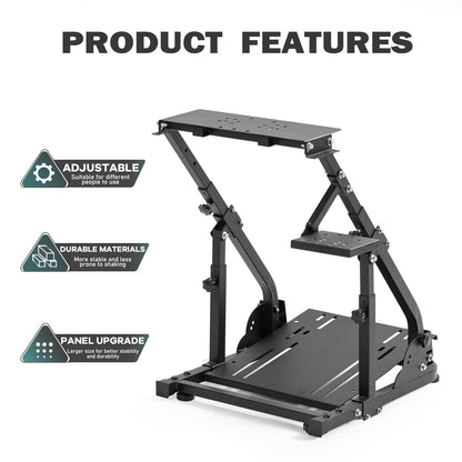 Anman Racing Wheel Stand for Logitech/Thrustmaster/PC - Upgrade Stability - Model 31HJQBZDZJ - STAND