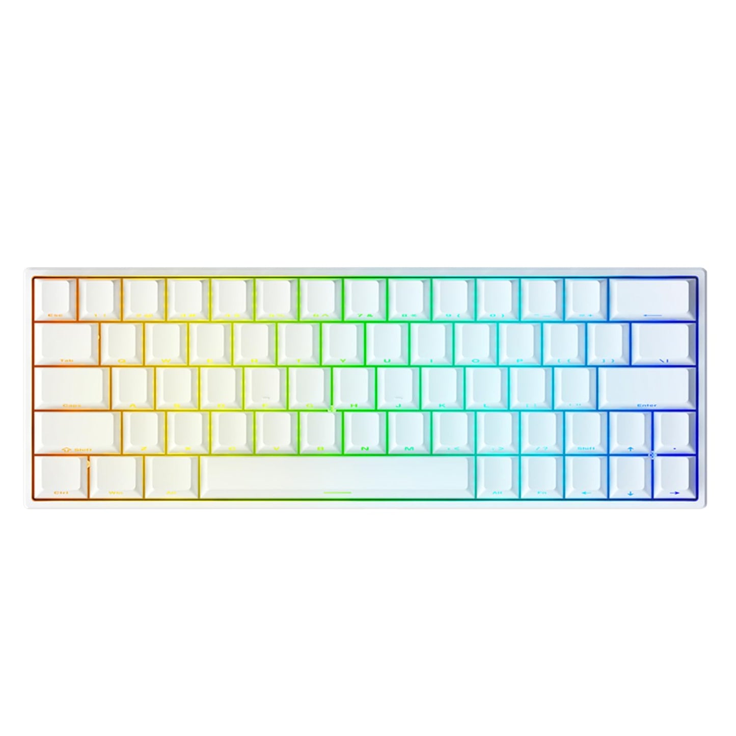 IROK ND63PRO Rapid Trigger Magnetic Switch 60% TKL Hot Swapped Mechanical Keyboard  OKT Azure Switches RGB Programmable Wired Gaming Keyboard for Win/Mac Gamer - White