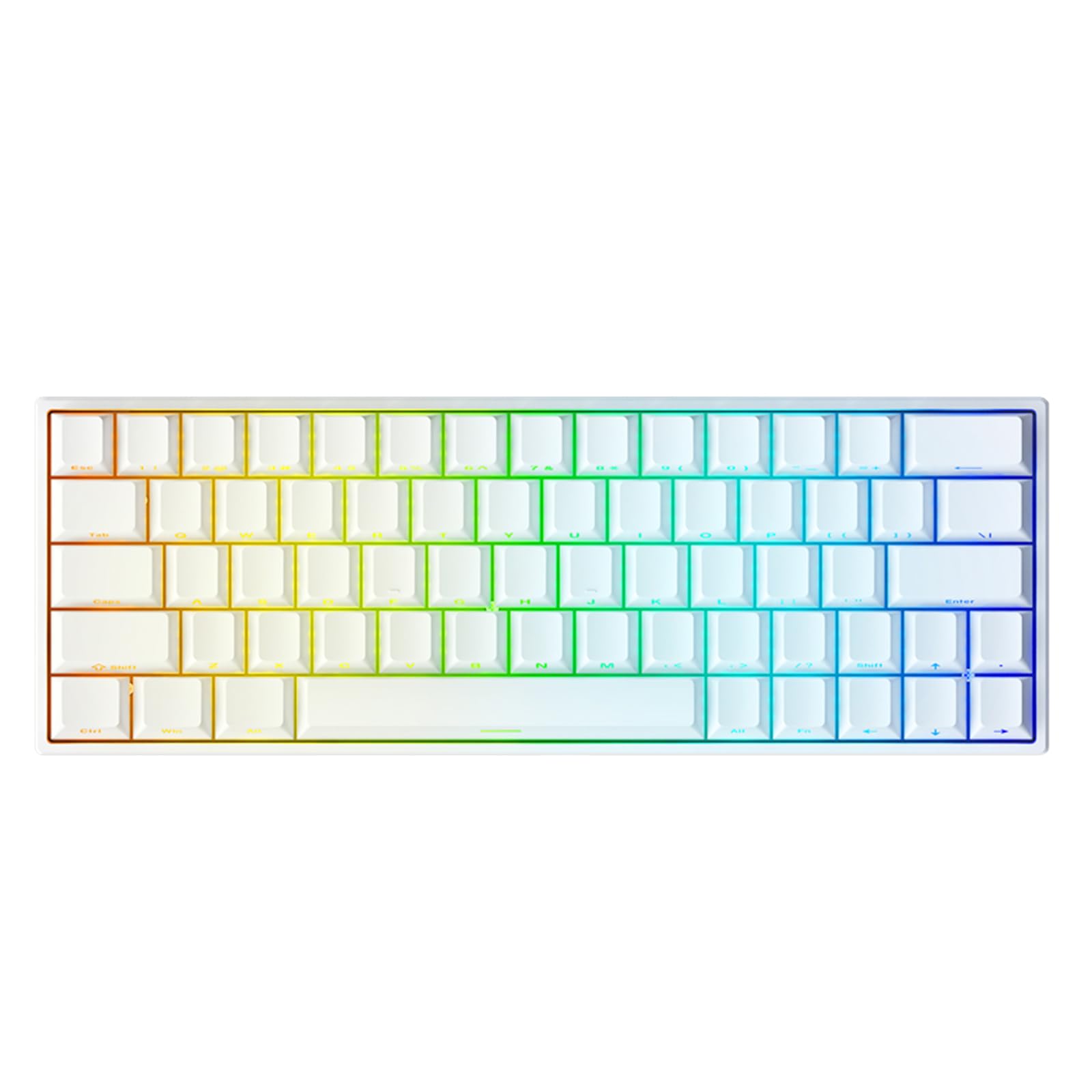 IROK ND63PRO Rapid Trigger Magnetic Switch 60% TKL Hot Swapped Mechanical Keyboard  OKT Azure Switches RGB Programmable Wired Gaming Keyboard for Win/Mac Gamer - White