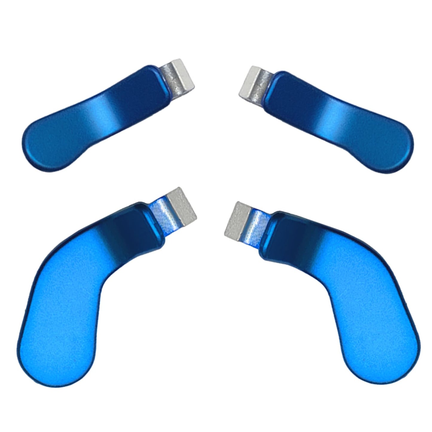 4 Pcs Elite Controller Paddles for Xbox Elite Controller Series 2 Metallic Interchangeable Paddles Hair Trigger Locks Replacement Accessories for Xbox Elite Series 2 Core Controller(Blue)