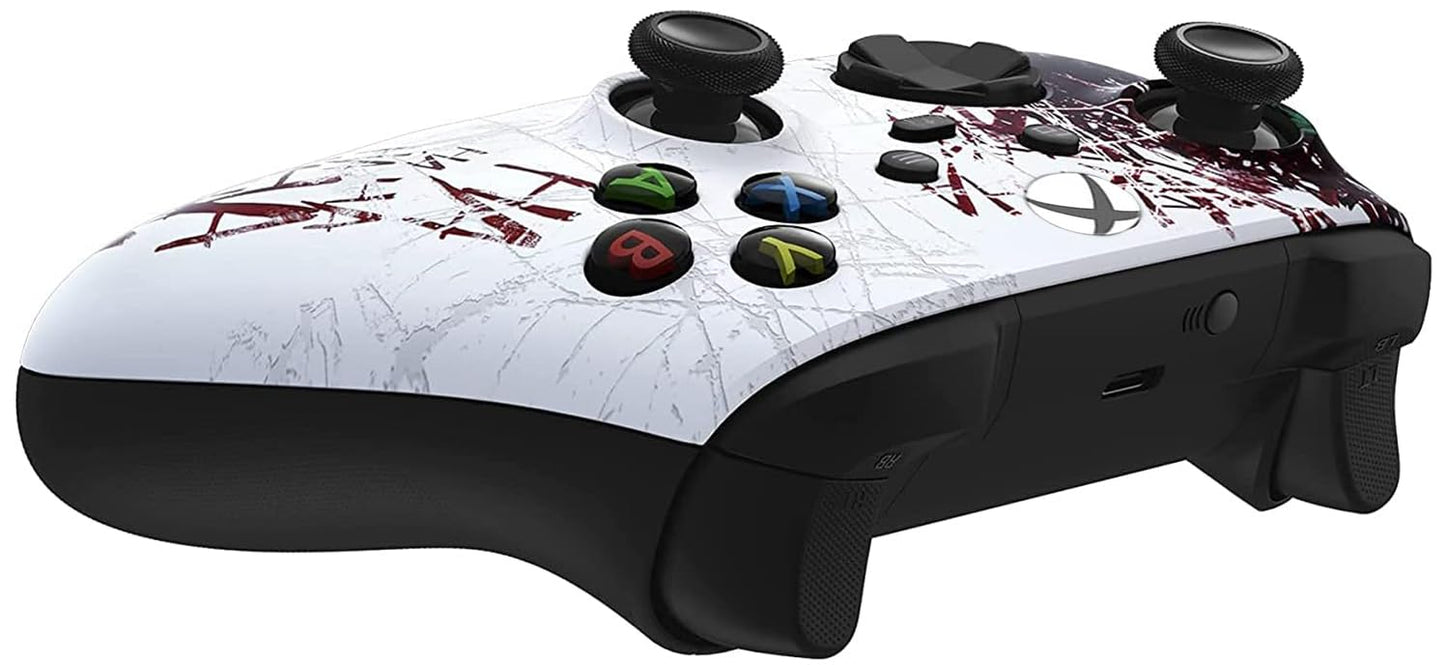 Custom Controllerzz Wireless Controller for Xbox Series X/S & One - Soft Touch Feel, X/S Jokester Design