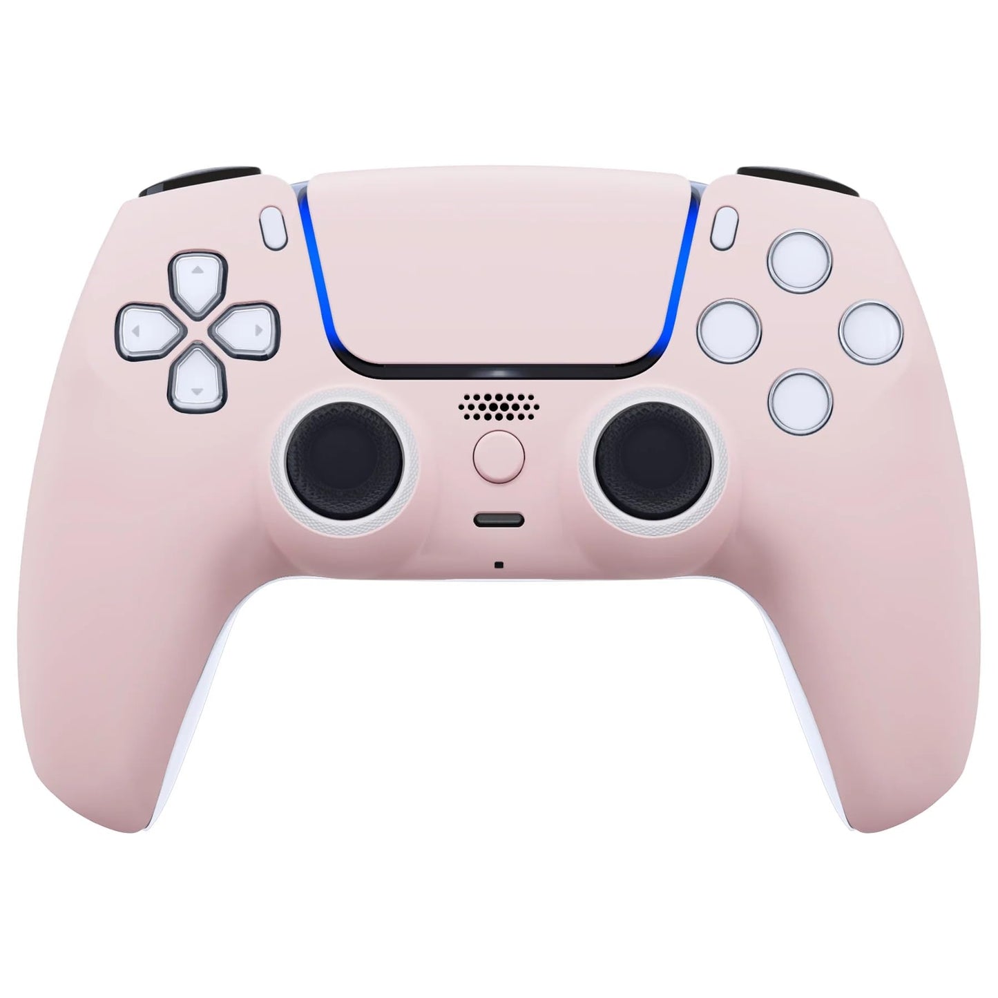 Custom Controllerzz Wireless Controller Compatible with PS5 - Multiple Designs Available (Baby Pink)