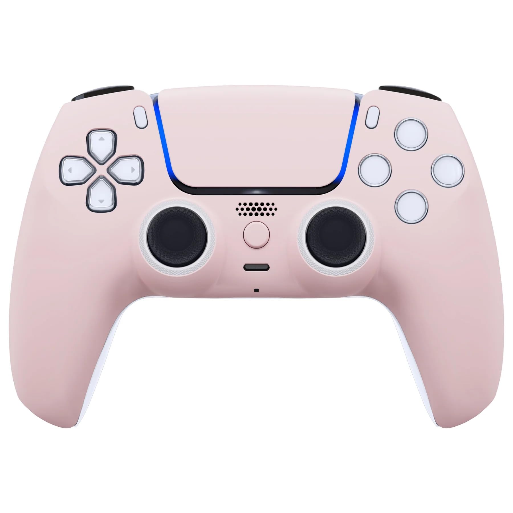 Custom Controllerzz Wireless Controller Compatible with PS5 - Multiple Designs Available (Baby Pink)
