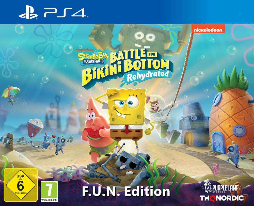 THQ Nordic SpongeBob Squarepants: Battle For Bikini Bottom - Rehydrated F.U.N. Edition (PS4) - Model 9120080075406