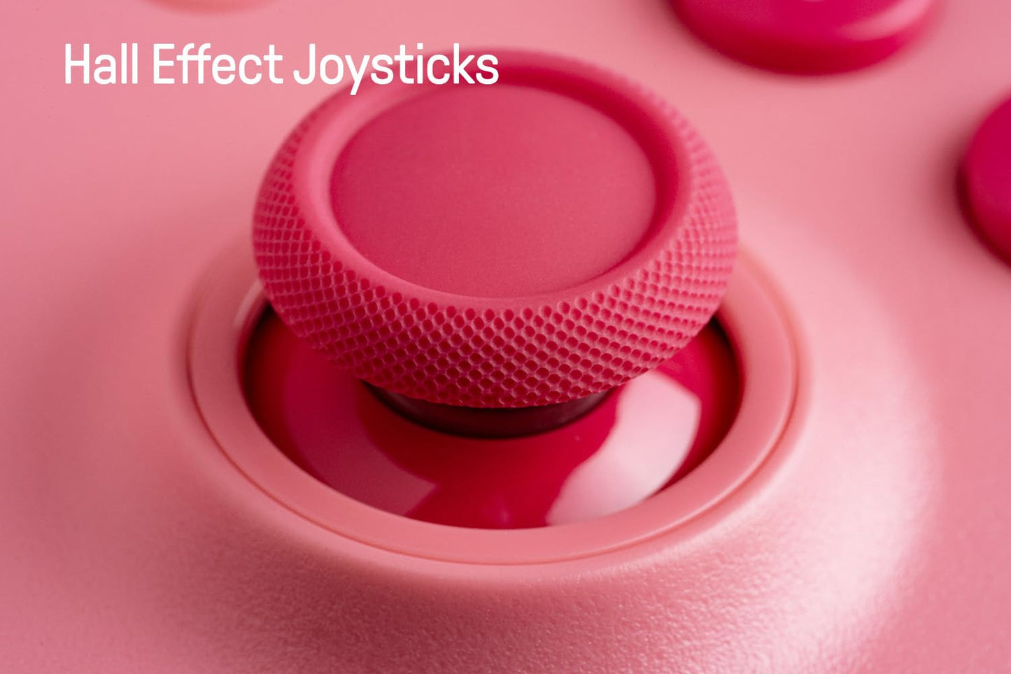 8Bitdo Ultimate 2C Pink Bluetooth Controller with Hall Effect Joysticks, Remappable L4/R4 Bumpers, 6-Axis Motion Control, Turbo Function