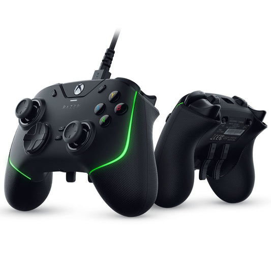 Razer Wolverine V2 Chroma Wired Gaming Pro Controller for Xbox Series X|S  Xbox One  PC: RGB Lighting - Remappable Buttons & control buttons - Mecha-Tactile Buttons & D-Pad - control button Stop-Switches - Black