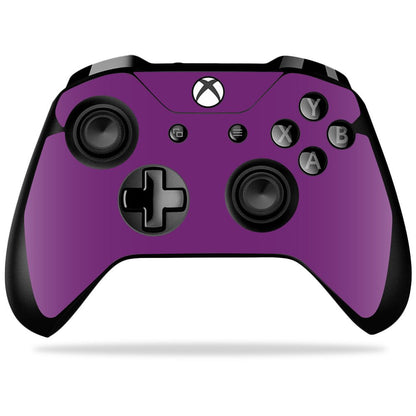 MIGHTY SKINS Xbox One X Controller Skin - Solid Purple Vinyl Decal Wrap, Durable & Protective, Easy to Apply, Made in USA