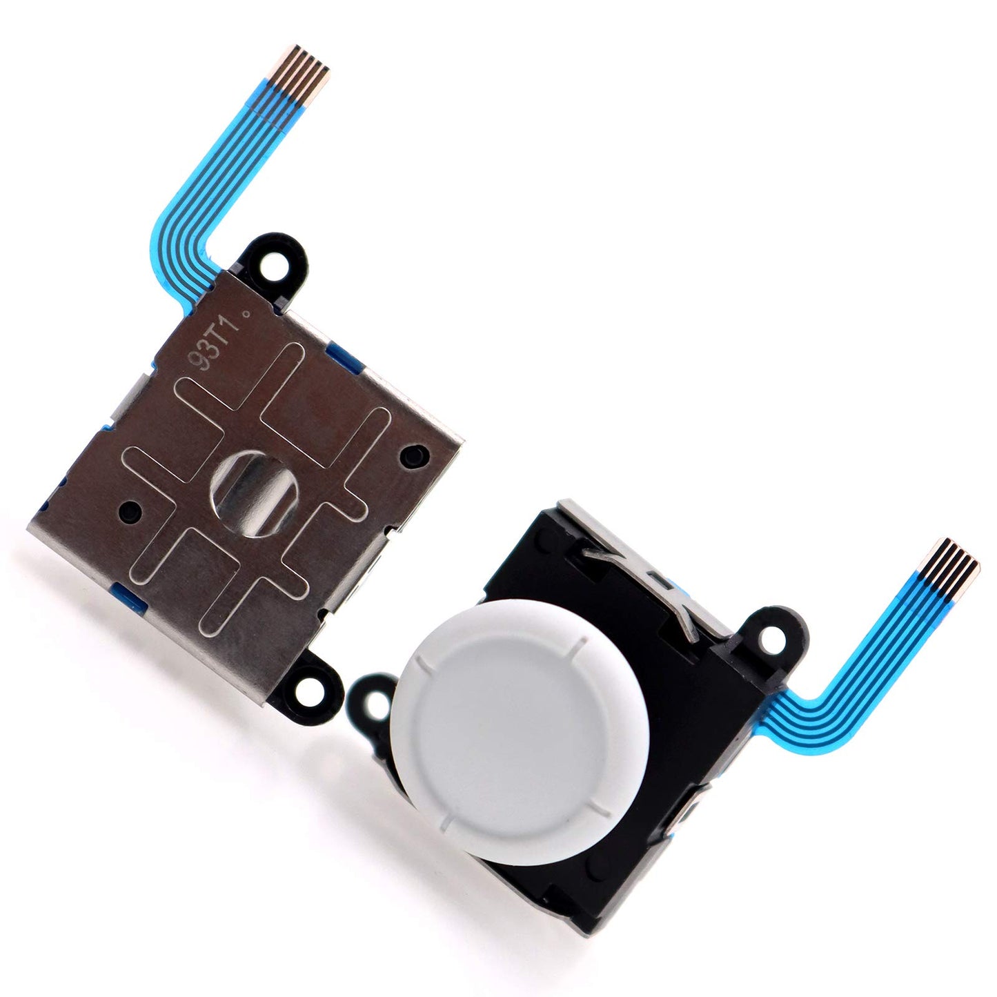 Deal4GO Joy-con Thumbstick Replacement Set for Nintendo Switch Lite - 2-Pack, White, Fixes Drift, Model Lite-Stick-W2