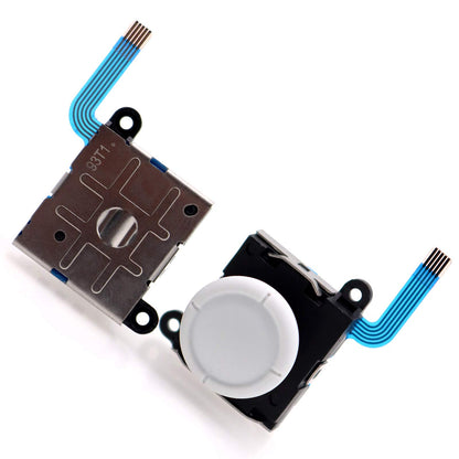 Deal4GO Joy-con Thumbstick Replacement Set for Nintendo Switch Lite - 2-Pack, White, Fixes Drift, Model Lite-Stick-W2