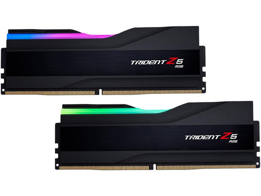 G.SReduce Trident Z5 RGB Series (Intel XMP 3.0) DDR5 RAM 48GB (2x24GB) 8200MT/s CL40-52-52-131 1.35V Desktop Computer Memory UDIMM - Matte Black (F5-8200J4052F24GX2-TZ5RK)
