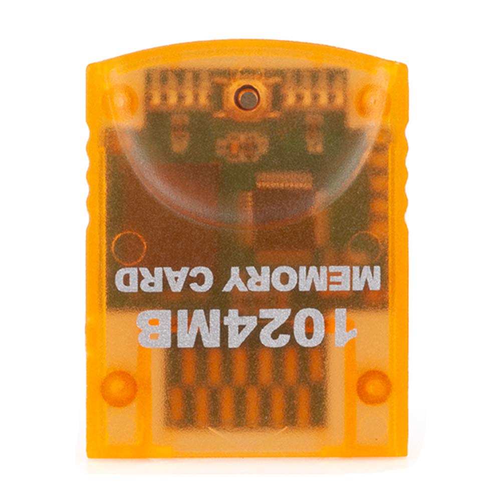 RGEEK 1024MB High Speed Game Memory Card for Nintendo Gamecube/Wii - Yellow, Model RGEEK-WII
