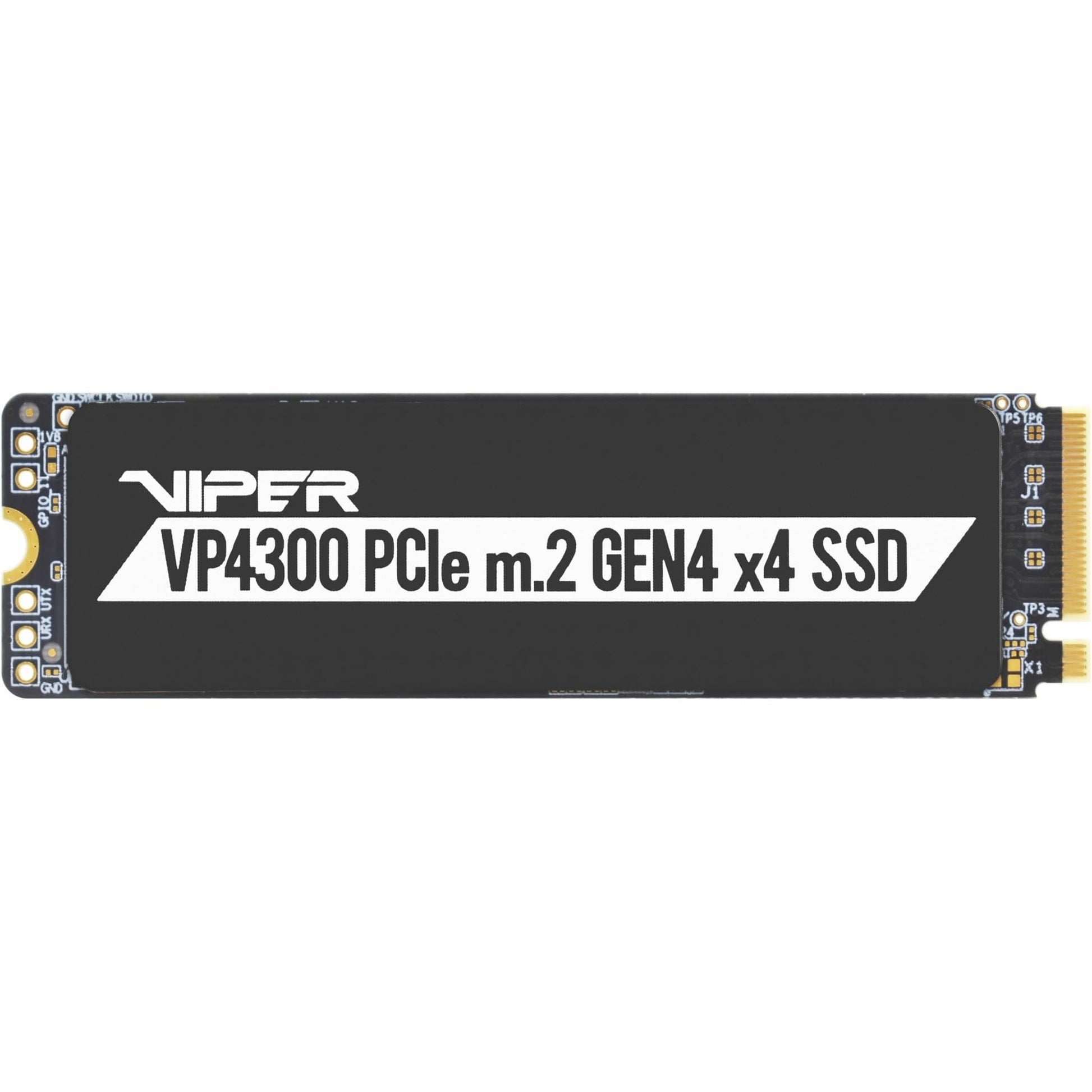 Patriot Viper VP4300 2TB M.2 PCIe Gen4 SSD - Black, 0.3x0.9x3.1, Model VP4300-2TB