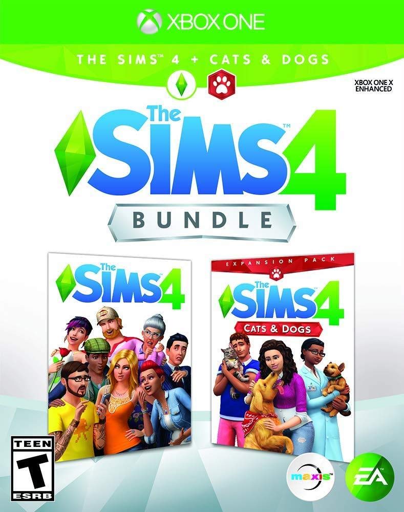 Electronic Arts The Sims 4 Plus Cats & Dogs Bundle for Xbox One - Model 37535