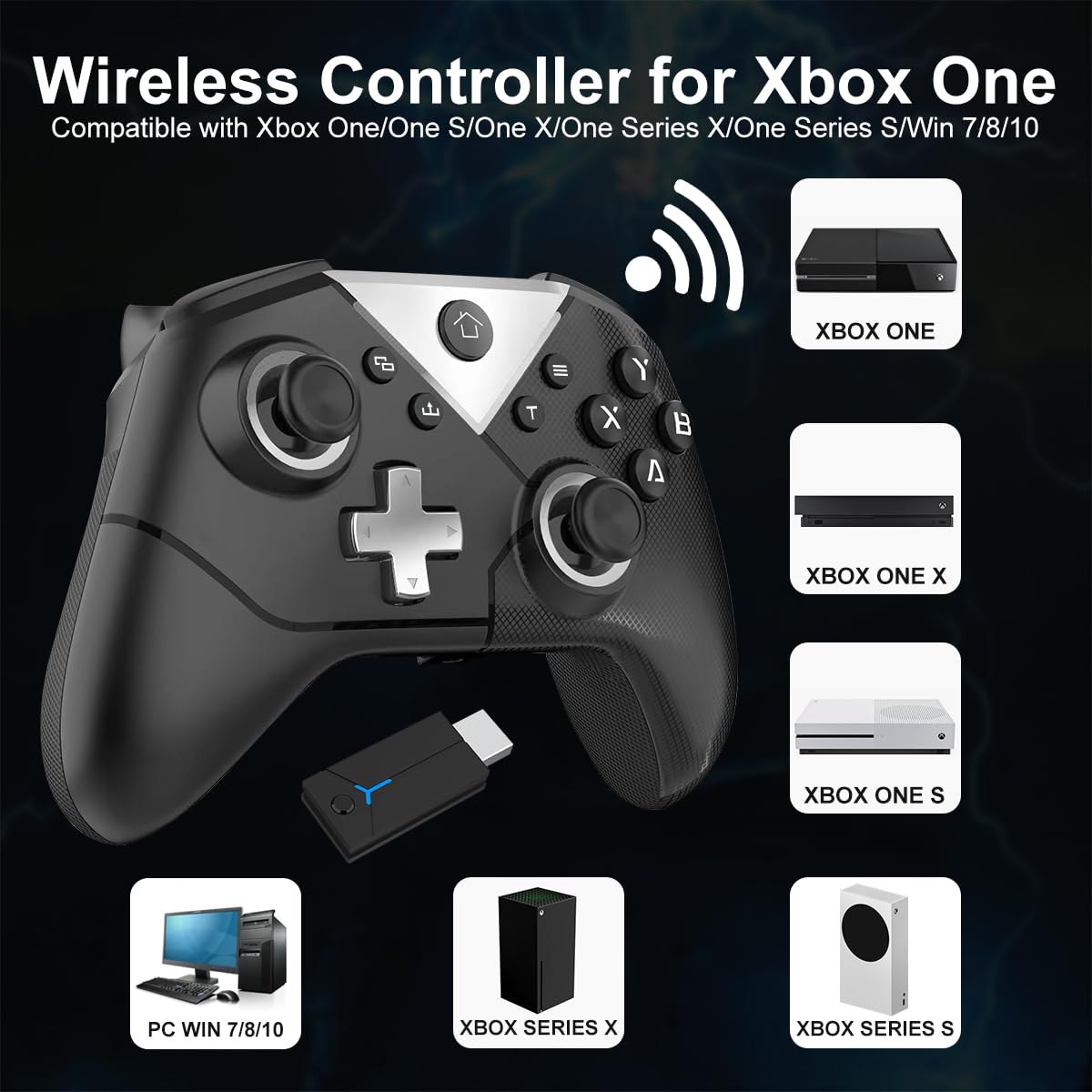 HaeBorl Wireless Controller - Multicolor Gaming Remote for Enhanced Play