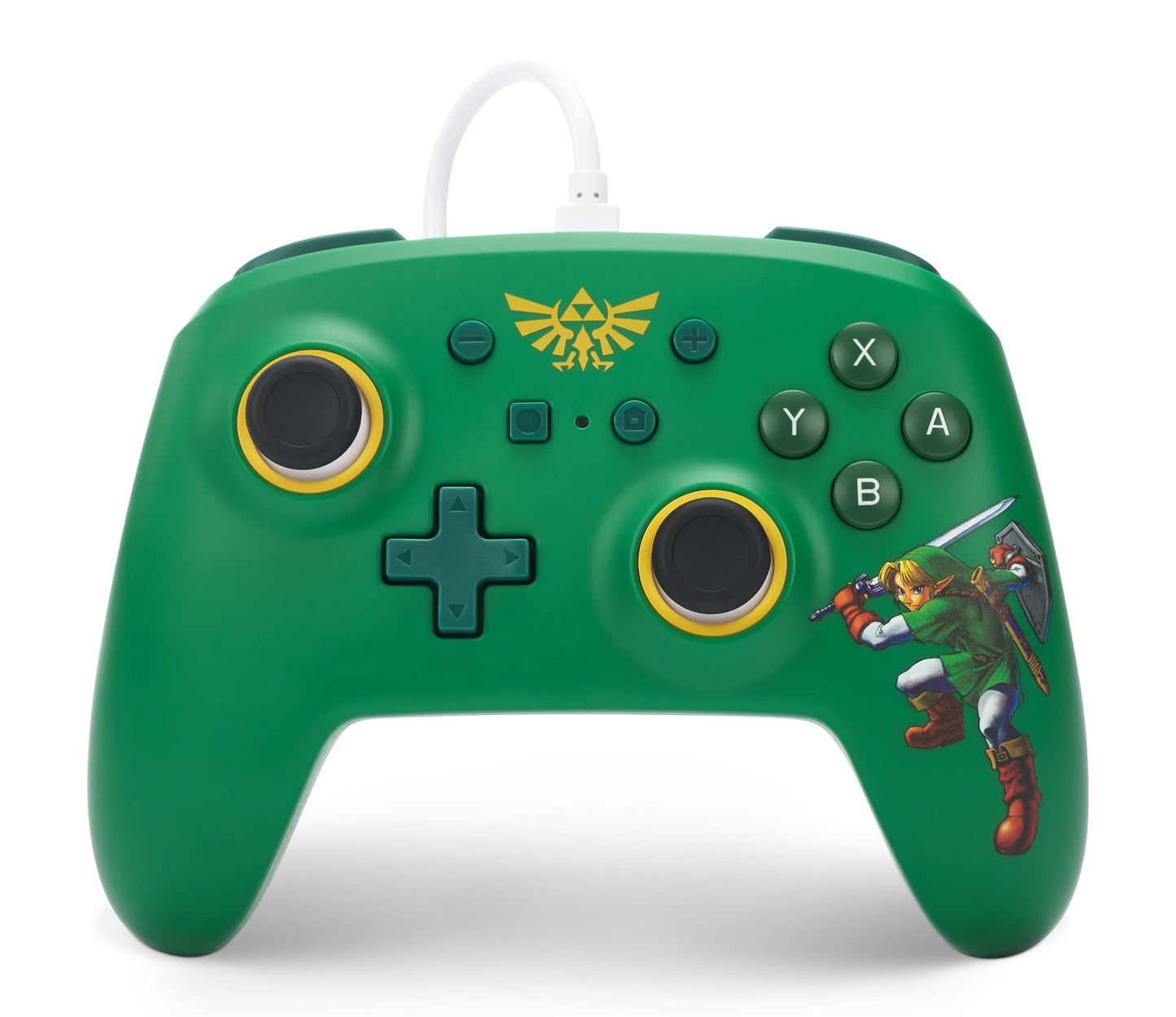 PowerA Nintendo Switch Wired Controller - Hyrule Defender, 10ft USB Cable, Officially Licensed by Nintendo, Model NSGP0199-01