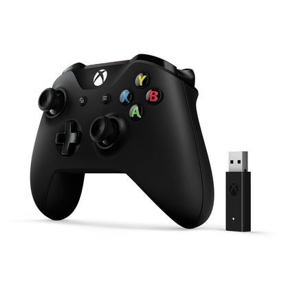 Xbox Wireless Controller with Wireless Adapter for Windows 10 - Carbon Black, Model 4N7-00007