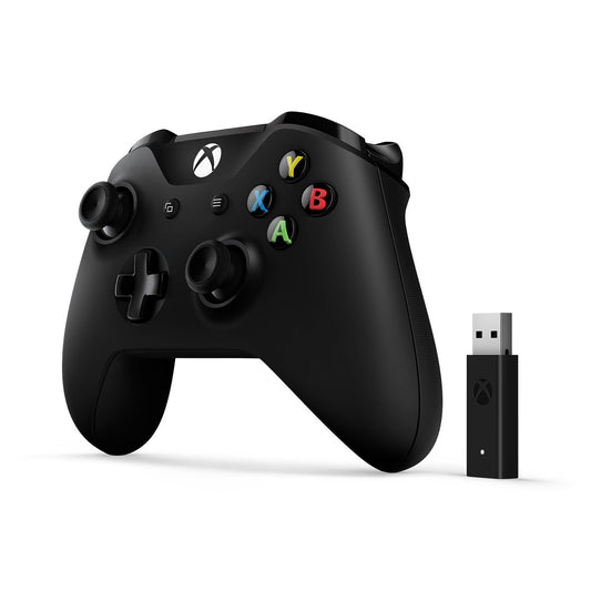 Xbox Wireless Controller with Wireless Adapter for Windows 10 - Carbon Black, Model 4N7-00007
