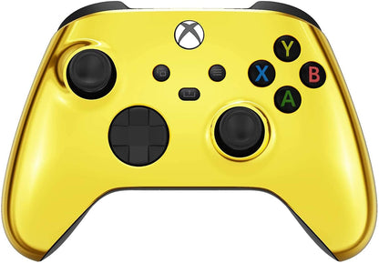 Custom Controllerzz Wireless Controller for Xbox Series X/S & One - Soft Touch Feel, X/S Gold