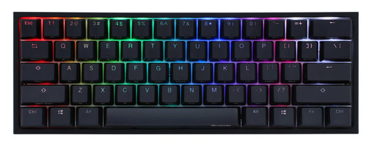 Ducky One 2 Pro Mini Mechanical Keyboard - RGB LED, Cherry Speed Silver, Model DKON2061ST-PUSPDAZT1