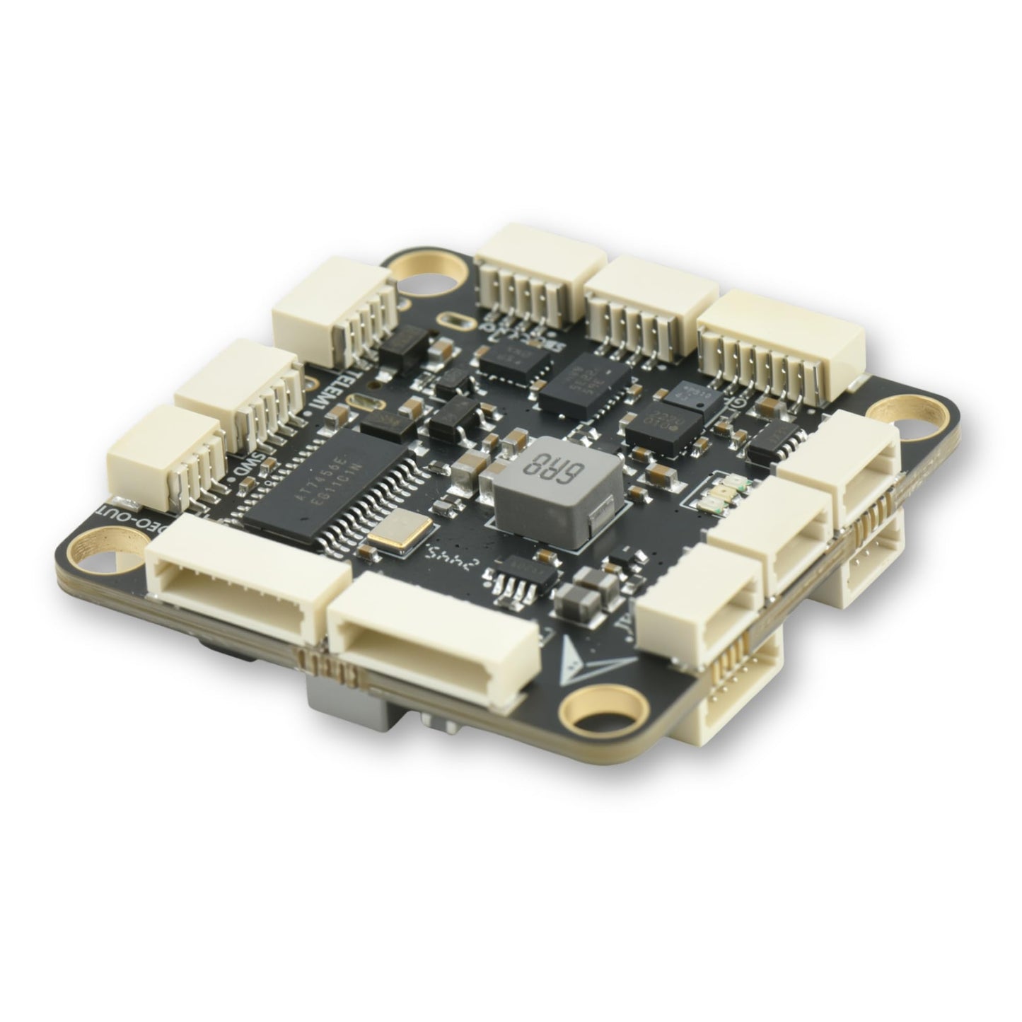 AERO SELFIE H743 Flight Controller: 30x30 FC for Drones with Dual IMU, Compass, Barometer, STM32H743, 7 UART, 10 PWM, Supports B