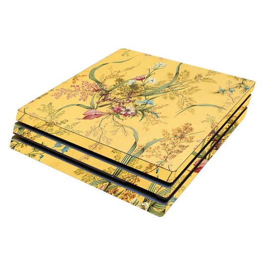 MIGHTY SKINS PS4 Pro Skin - Yellow Marble End Vinyl Decal Wrap, Durable & Protective Cover, Easy to Apply, Model SOPS4PRO-Yellow Marble End