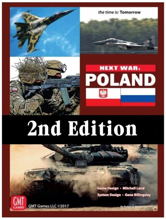 GMT Games Next War: Poland (2nd Edition) - Medium Cardboard Game - Brown - Model 211581