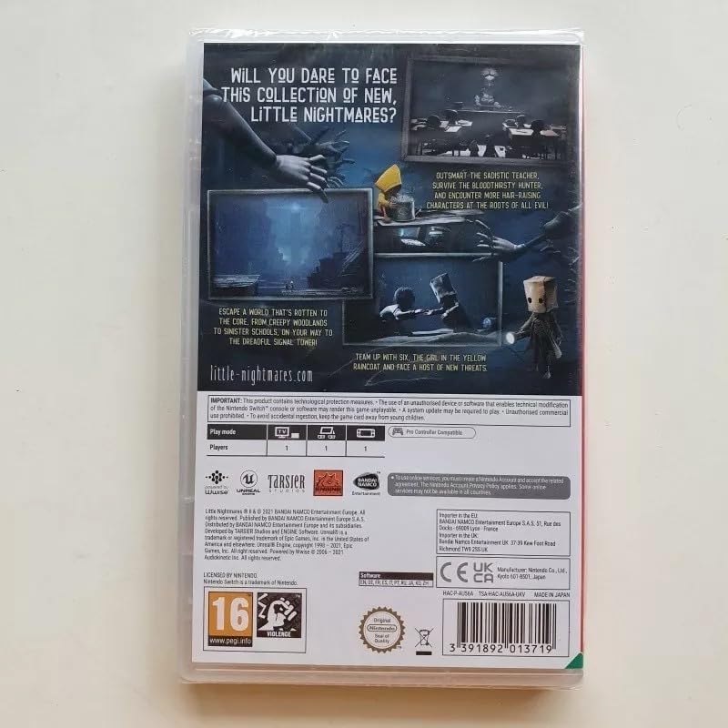 BANDAI NAMCO Little Nightmares 2 for Nintendo Switch - Model 115016