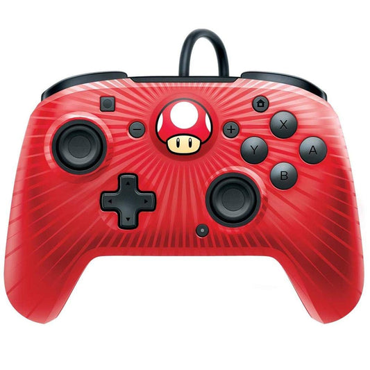 PDP Nintendo Switch Faceoff Wired Pro Controller, Super Mario, 500-056-NA-D6 - Nintendo Switch