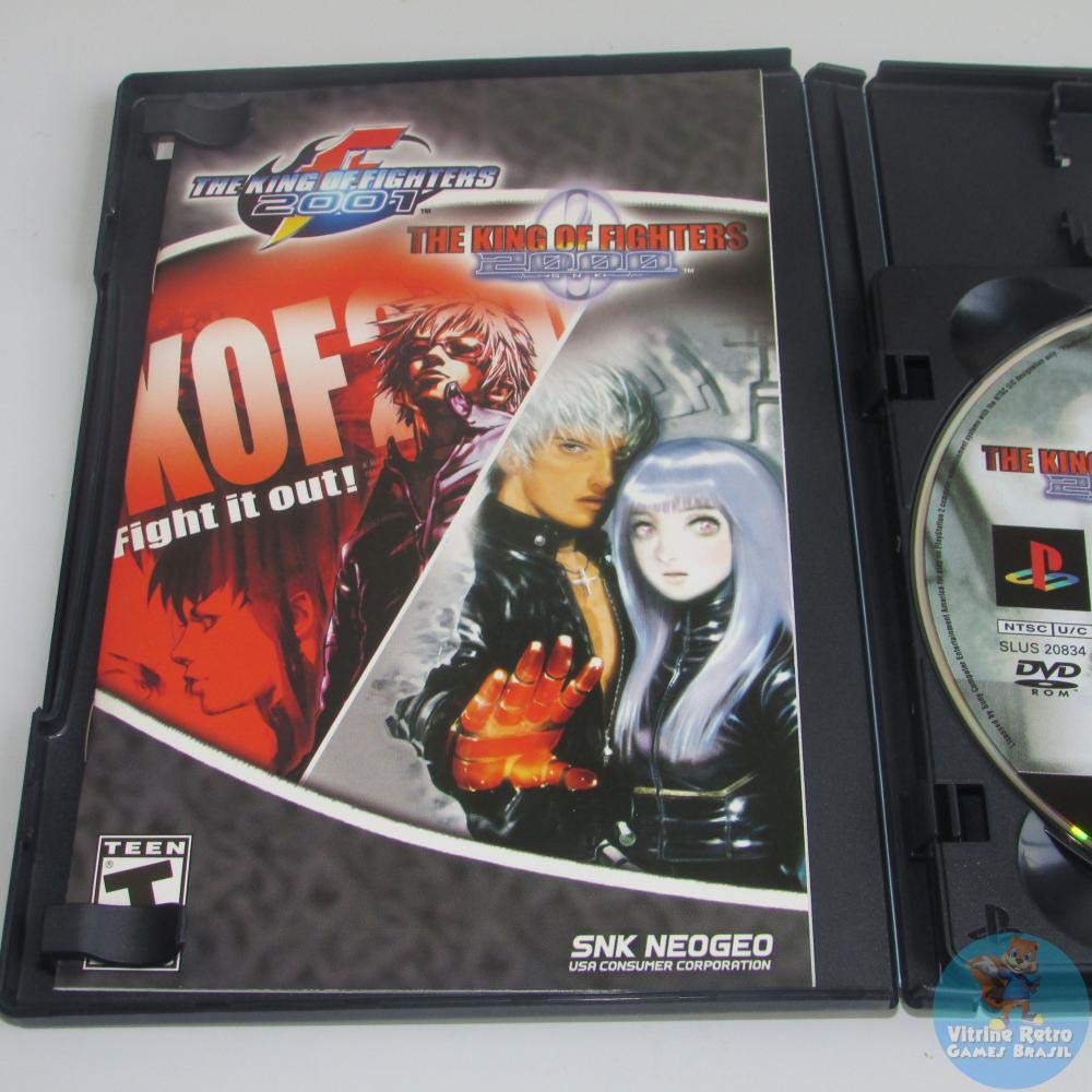 SNK King of Fighters 2000 & 2001 for PlayStation 2 - Classic Fighting Game, Model 828862200013