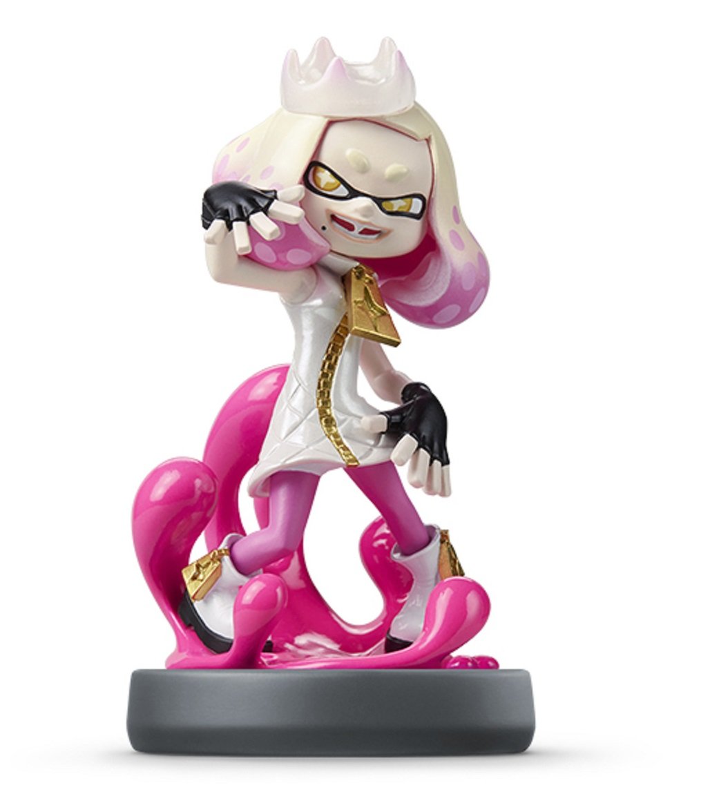 Nintendo Amiibo Pearl Figure - Splatoon Series, Pink/White, Model SG_B07BB641C4_US