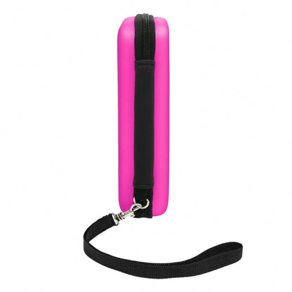 ADVcer 3DS Case - EVA Waterproof Hard Shield with Detachable Wrist Strap - Compatible with Nintendo 3DS/DS - Fuchsia