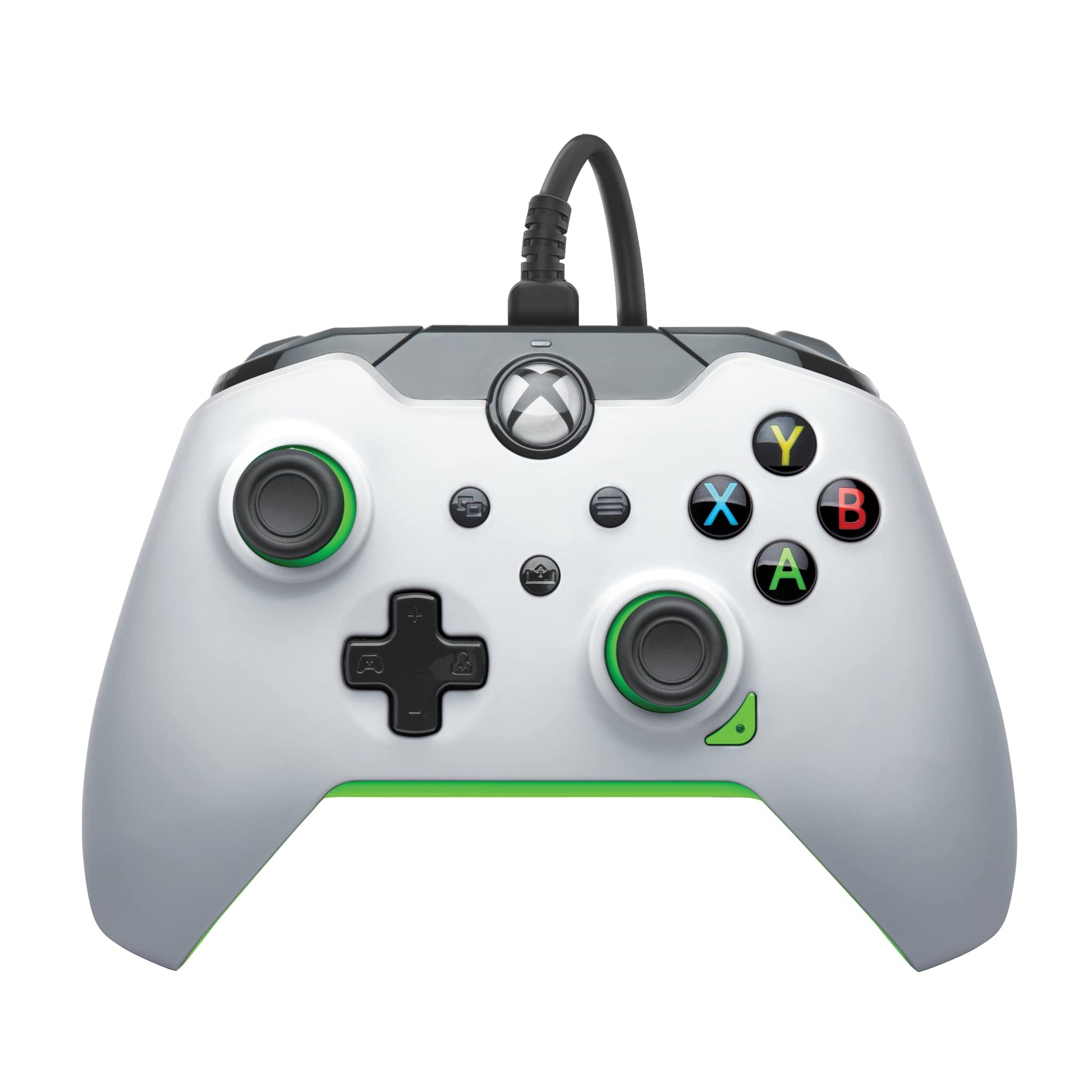 PDP Wired Controller Neon White for Xbox Series X|S  Gamepad  Wired Video Game Controller  Gaming Controller  Xbox One  Officially Licensed - Xbox Series X
