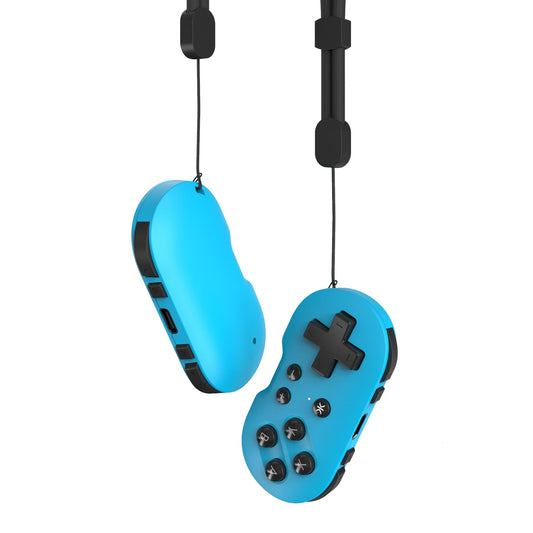 CRKD ATOM Collectible Keychain Controller - Mini, Sky Blue for Nintendo Switch, PC, Mac, Mobile, Smart TV