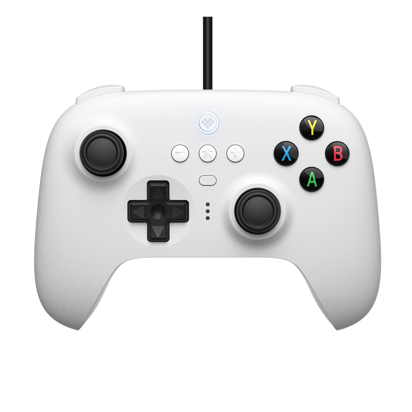 8Bitdo Ultimate Wired Controller  USB Wired Controller for PC Windows 10  Android  Steam Deck  Raspberry Pi and Switch (White)