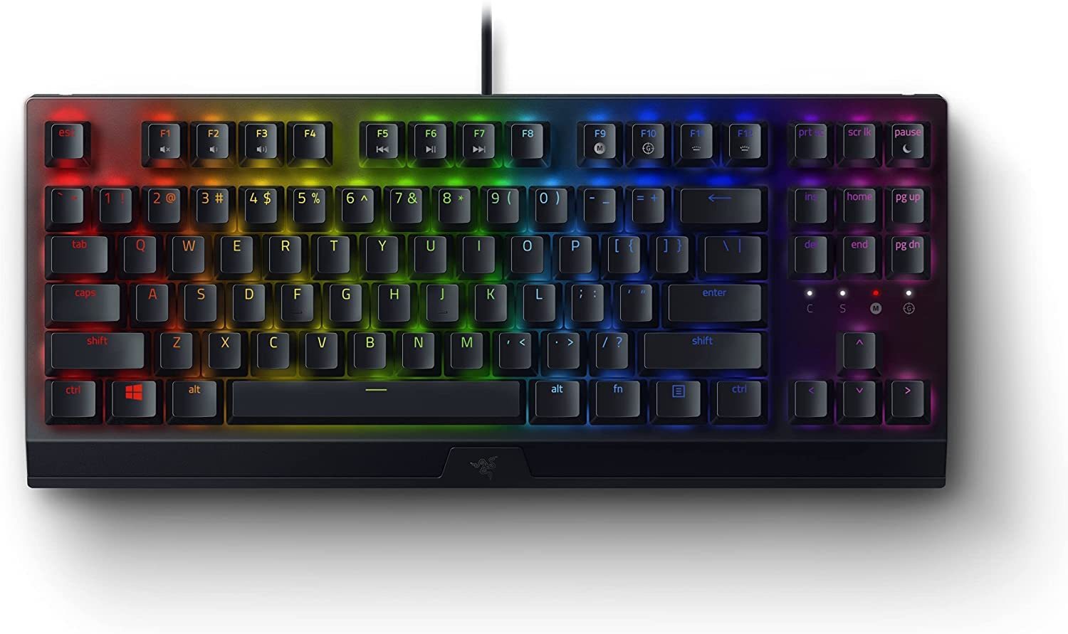 Razer BlackWidow V3 Tenkeyless Mechanical Gaming Keyboard - Black, Model RZ03-03491800-R3M1